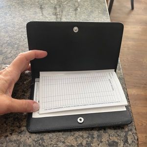 Tory Burch checkbook holder